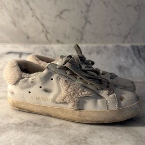 Golden Goose Shearling Superstar Size 35
